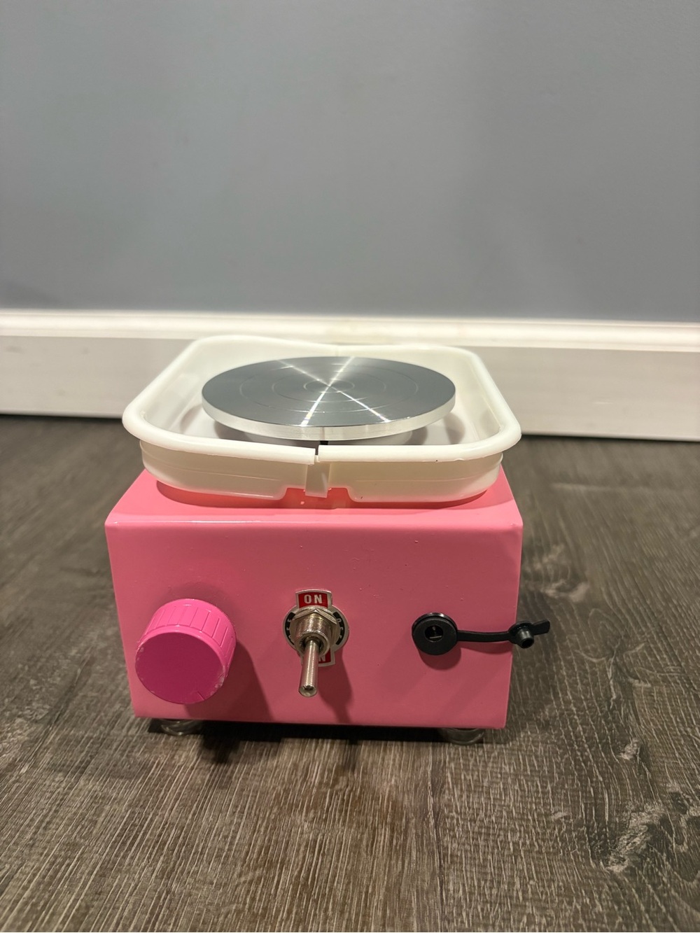 NEW Pink Mini Pottery Wheel Craft Kit w Tools | Electric 2kRPM Machine Beginners